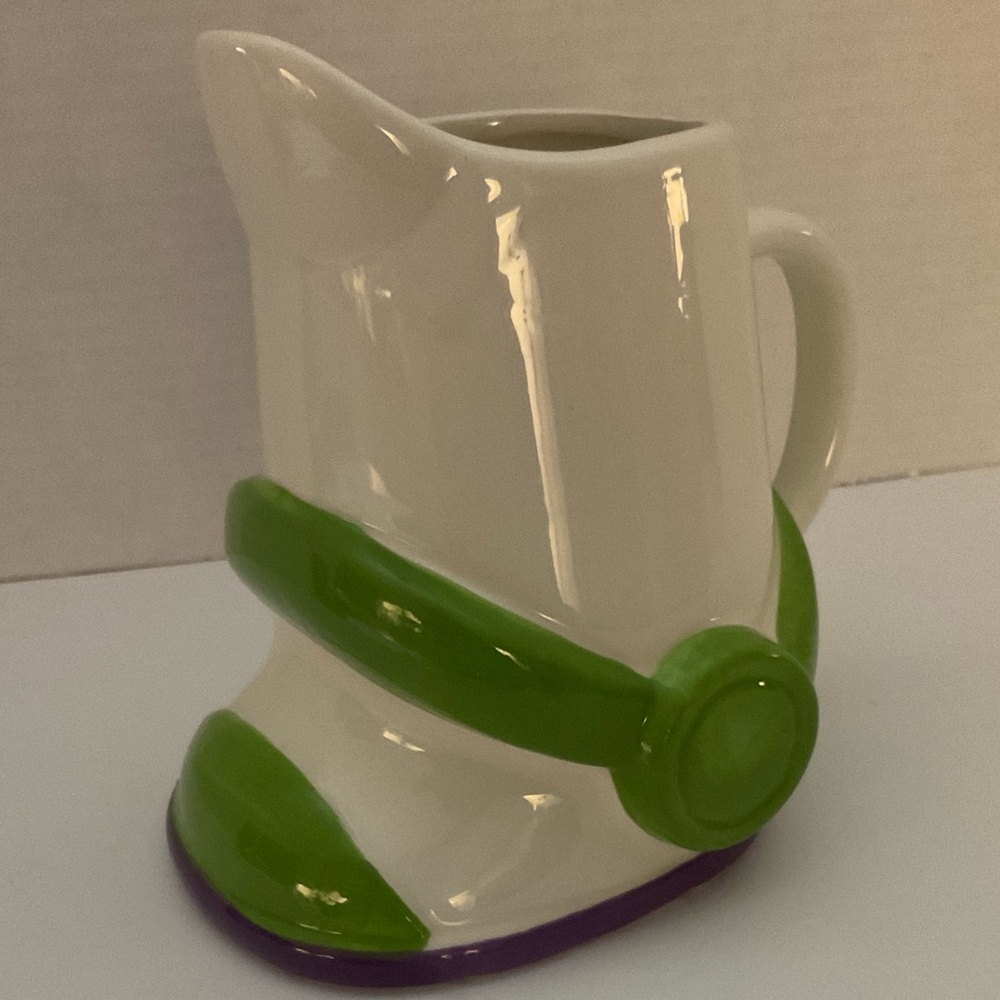 Disney Pixar Toy Story‎ Buzz Lightyear Boot Large 24oz Sculpted Ceramic Pitcher